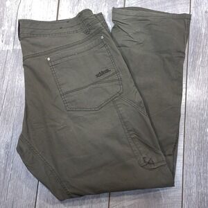 Kuhl Revolvr Pants Mens 40x32 Olive Green Outdoor Hiking Work Trousers